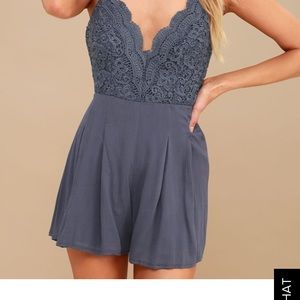 Adorable Lulus lace romper. Worn once!